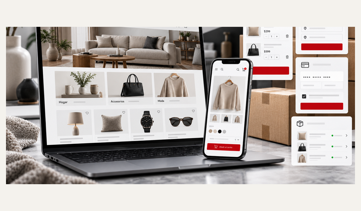 Diseño de tienda online con pagos
